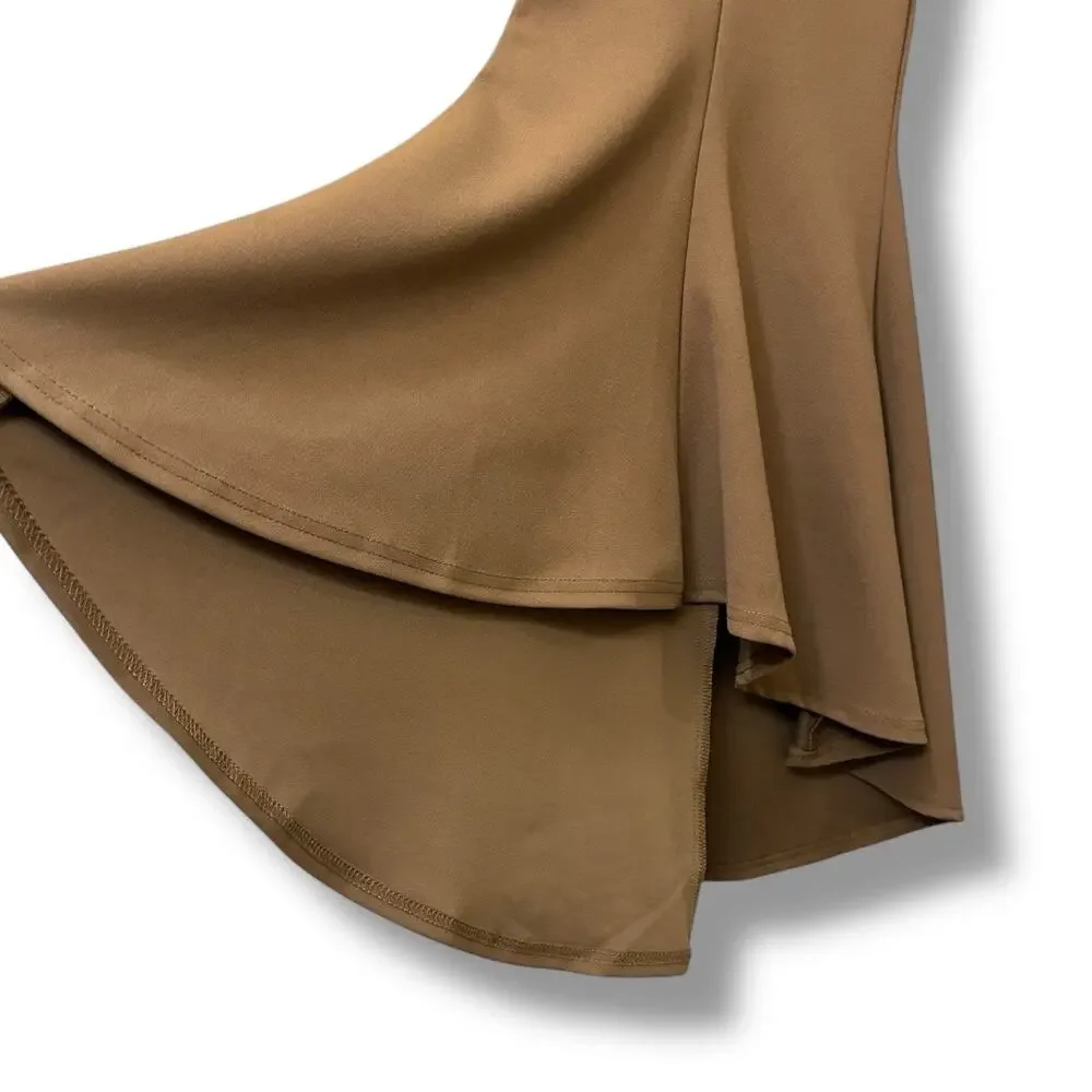 Cato high low tiered ruffle bell-bottom flare pants sz 18/20W - Picture 5 of 8